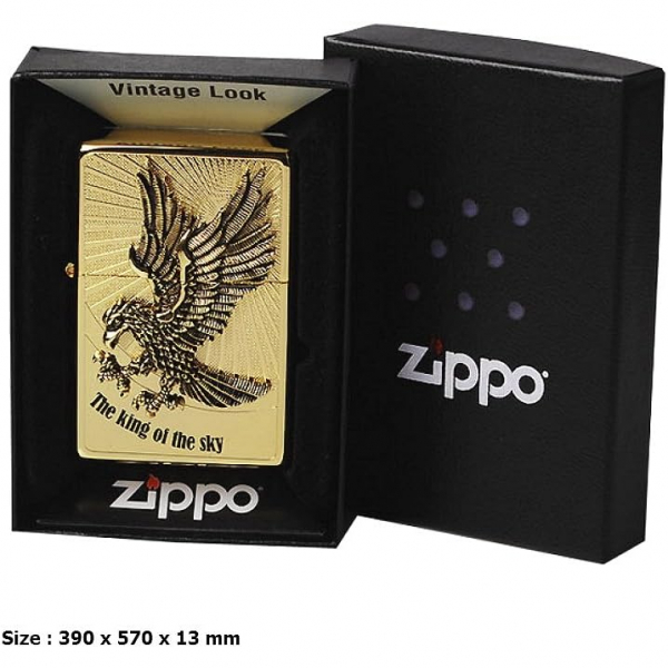 Zippo King of The Sky Altn Rengi akmak