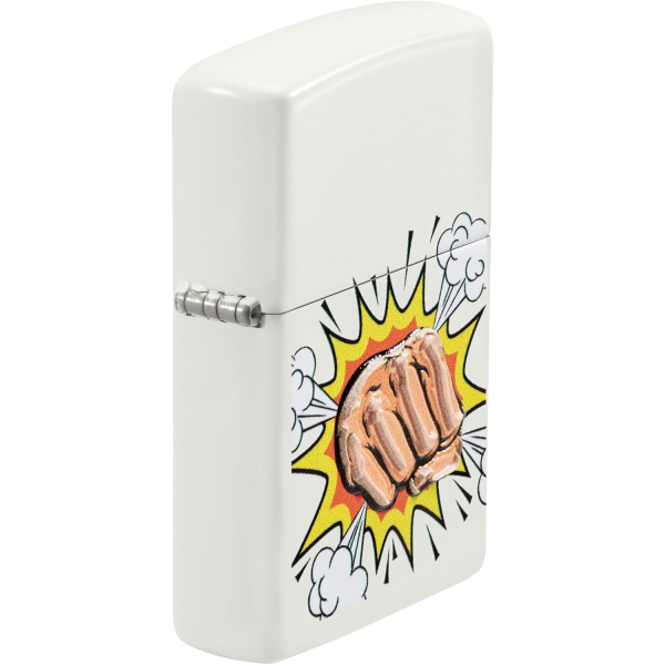 Zippo Gl Yumruk Beyaz akmak