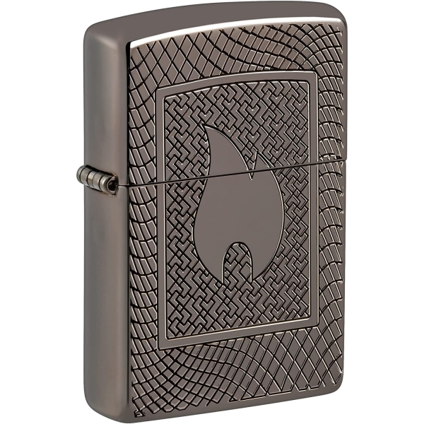 Zippo Armor Alev Desenli akmak