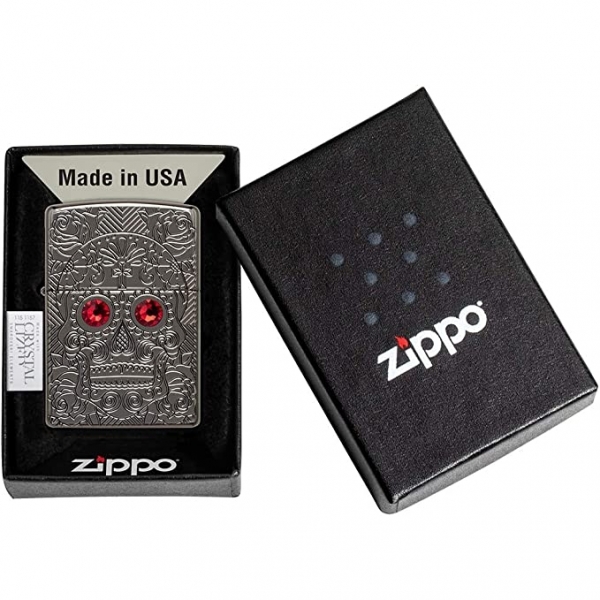 Zippo Armor Crystal Kurukafa akmak