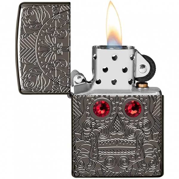 Zippo Armor Crystal Kurukafa akmak