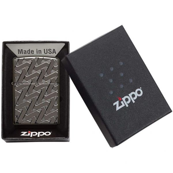 Zippo Buz Geometrik Dokuma akmak 