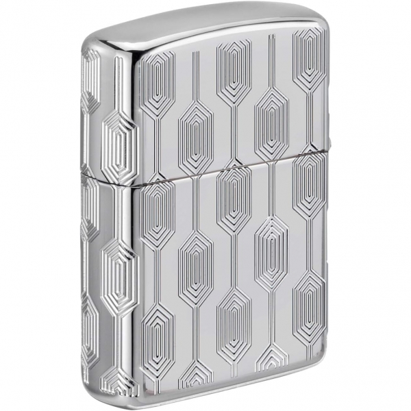 Zippo Armor Deep Carve oklu Kesim Deseni akmak 