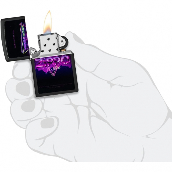 Zippo Tabela Tasarm Siyah Mat akmak