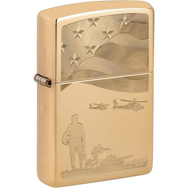 Zippo Asker ve Amerikan Bayra�� �akmak