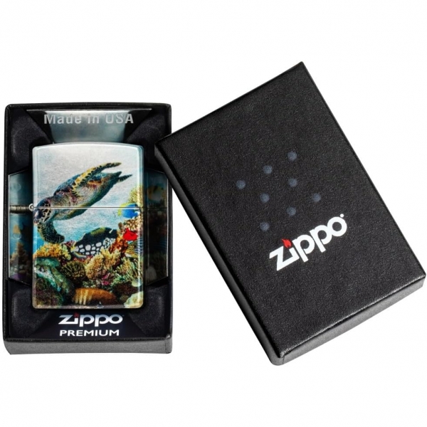 Zippo Deep Sea Design Krom akmak