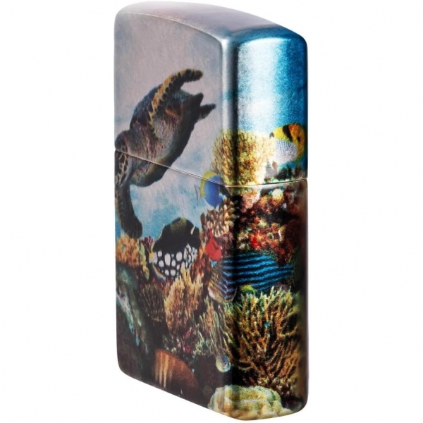 Zippo Deep Sea Design Krom akmak