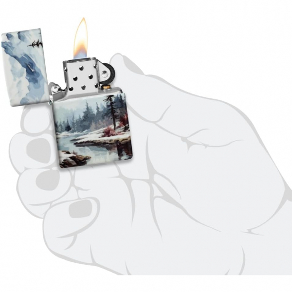 Zippo Frozen Valley Tasarm akmak