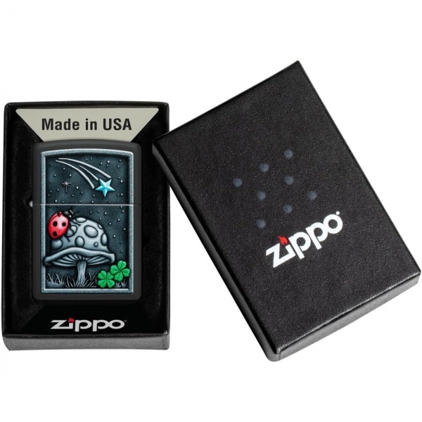 Zippo Yonca Siyah akmak