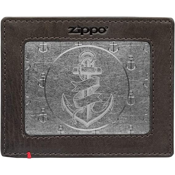 Zippo apa Minimalist Deri Czdan