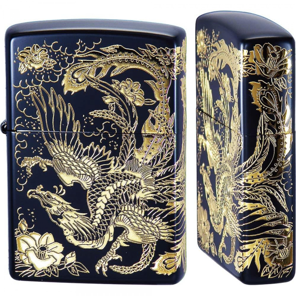 Zippo ki Tarafl Phoenix Kaplamal akmak