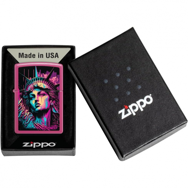 Zippo zgrlk Heykeli Pembe akmak