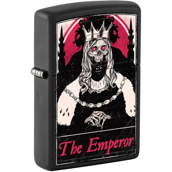 Zippo Tarot Kart mparator Mat Siyah akmak