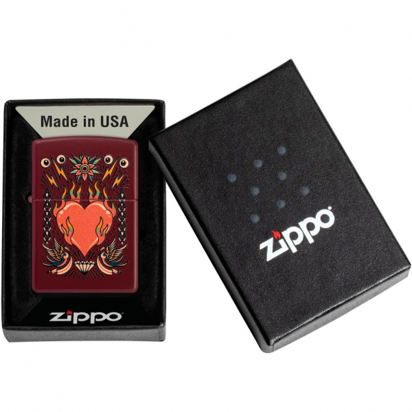 Zippo Dvme Kalp Tasarm akmak