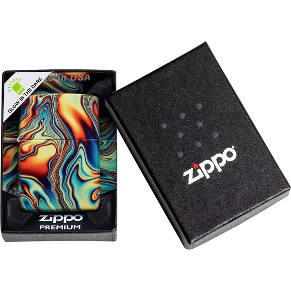 Zippo ok Renkli Karanlkta Parlayan akmak