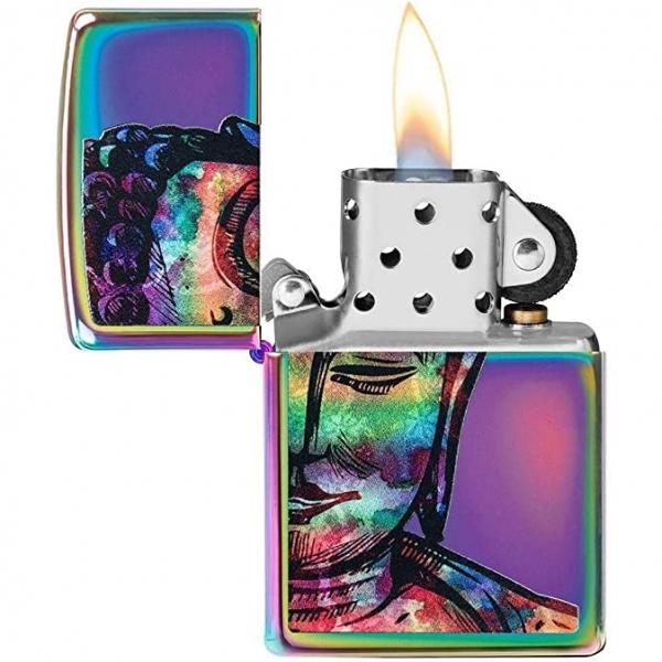 Zippo ok Renkli Parlak Buda akmak 