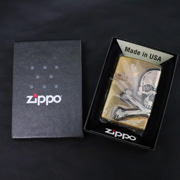 Zippo 2BB Kafatas akmak 