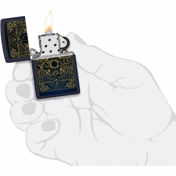 Zippo Ele ment Lacivert akmak 