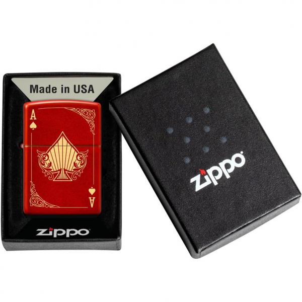 Zippo Ace Krmz akmak 