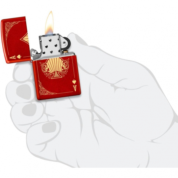 Zippo Ace Krmz akmak 