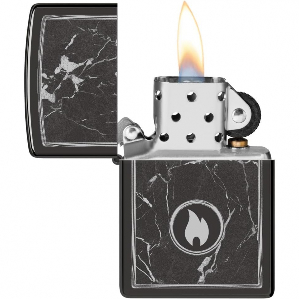 Zippo Mermer Alev Tasarm akmak