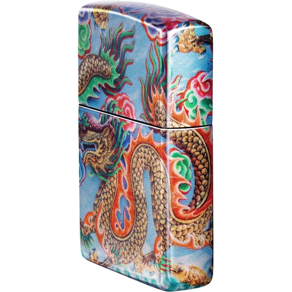 Zippo Dragon Desenli Mavi akmak