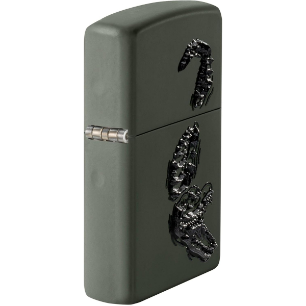 Zippo Kabartmal Timsah Amblemi akmak