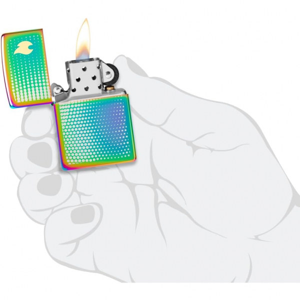 Zippo Dot Matrix Tasarm ok Renkli akmak