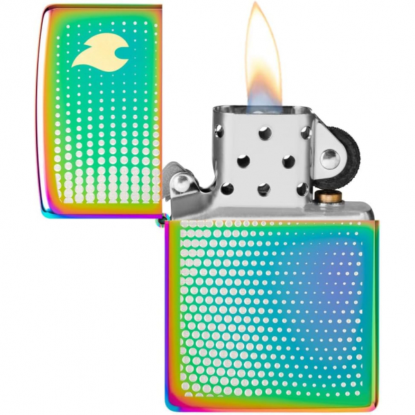 Zippo Dot Matrix Tasarm ok Renkli akmak