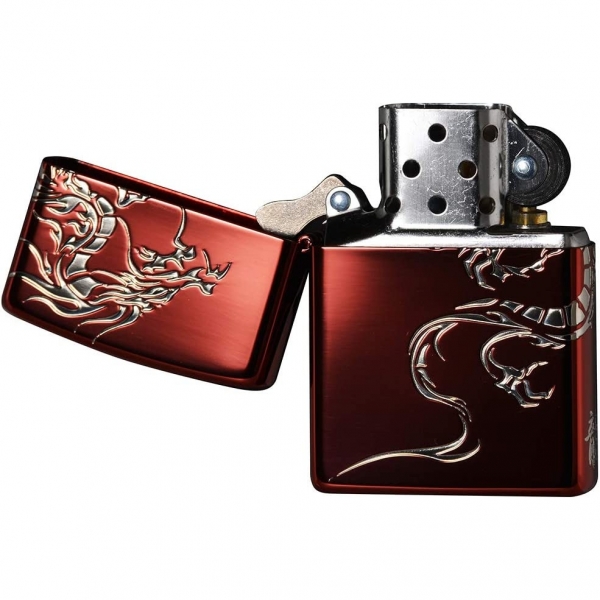 Zippo Kaplan ve Ejderha 2REDS-DR Krmz akmak