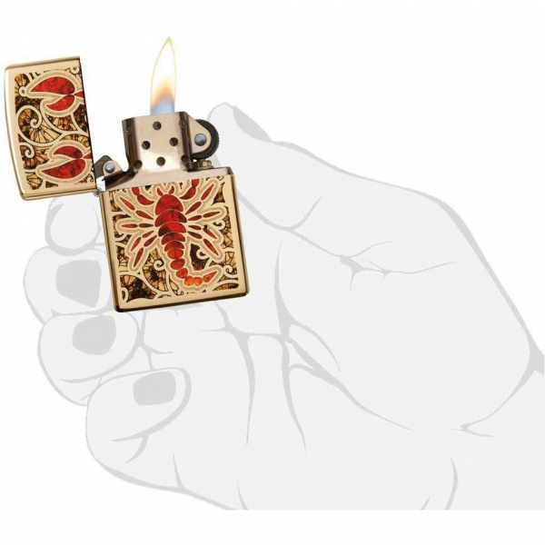 Zippo Krmz Akrep akmak