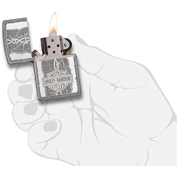 Zippo Gm Tasarml Harley Davidson akmak