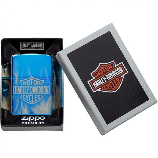 Zippo Harley Davidson akmak (Mavi)