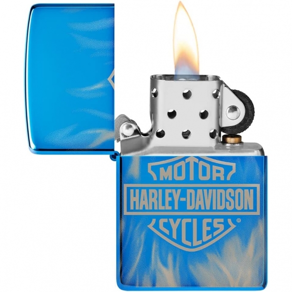 Zippo Harley Davidson akmak (Mavi)