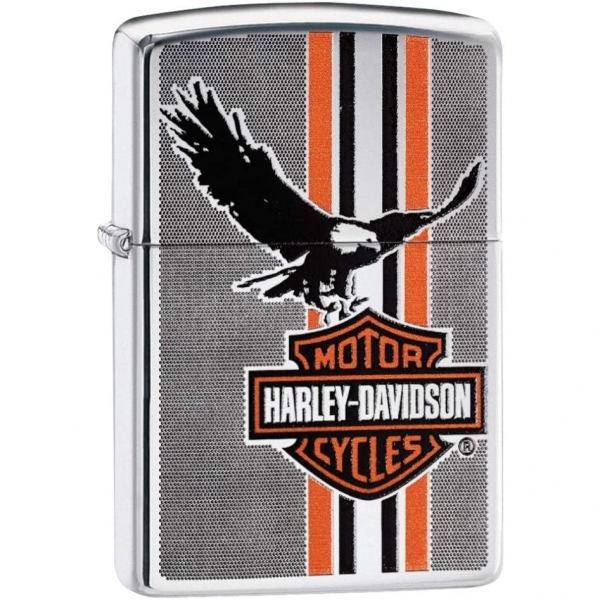 Zippo Harley Davidson Eagle Wings akmak (Turuncu)