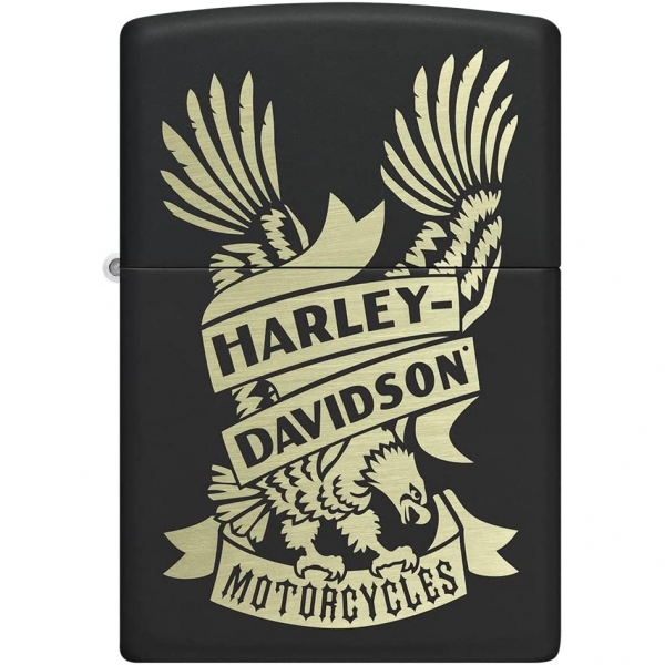 Zippo Harley Davidson Lazerli Kartal akmak