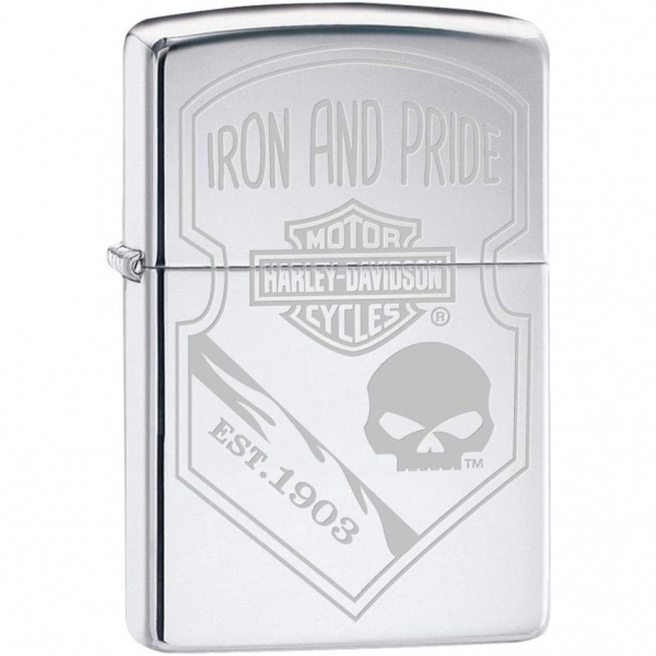 Zippo Harley Davidson Skull akmak (Gri)