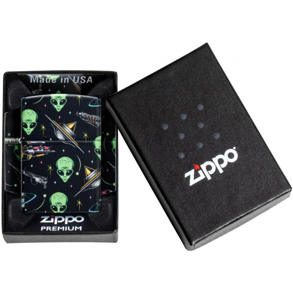 Zippo Uzayl Desen Tasarm akmak