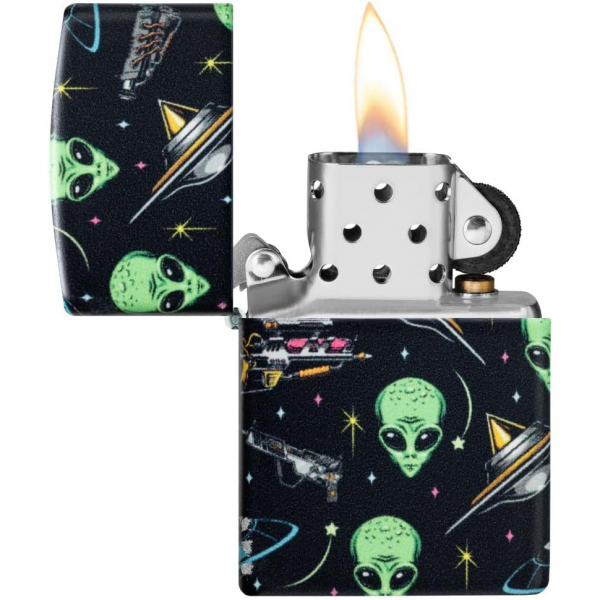 Zippo Uzayl Desen Tasarm akmak