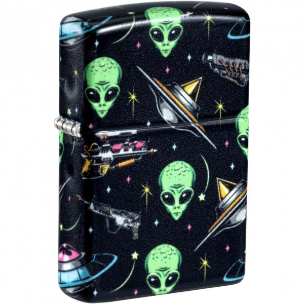 Zippo Uzayl Desen Tasarm akmak