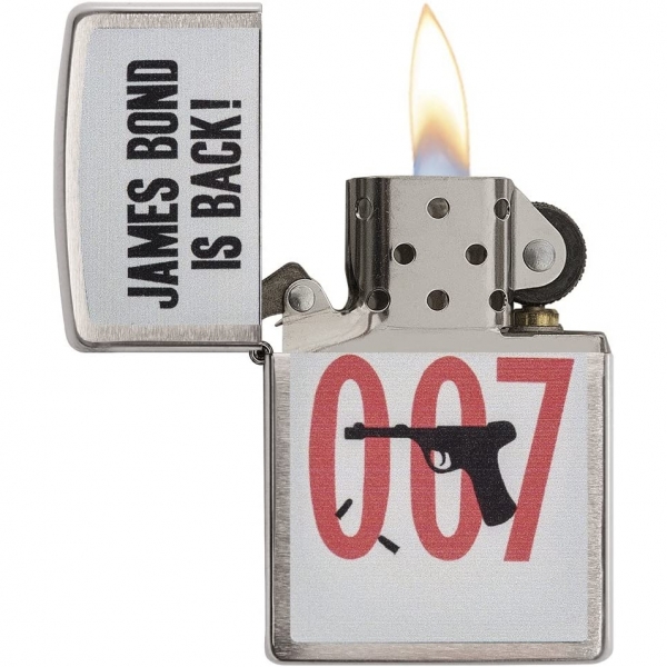 Zippo James Bond 007 akmak (Gri)