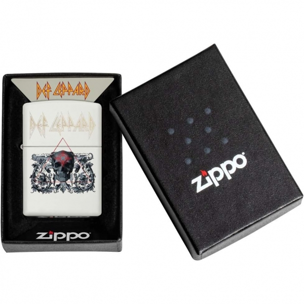 Zippo Def Leppard Kafatas geni akmak