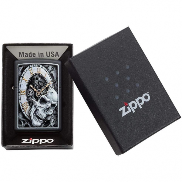Zippo Kafatas� Saat �akmak