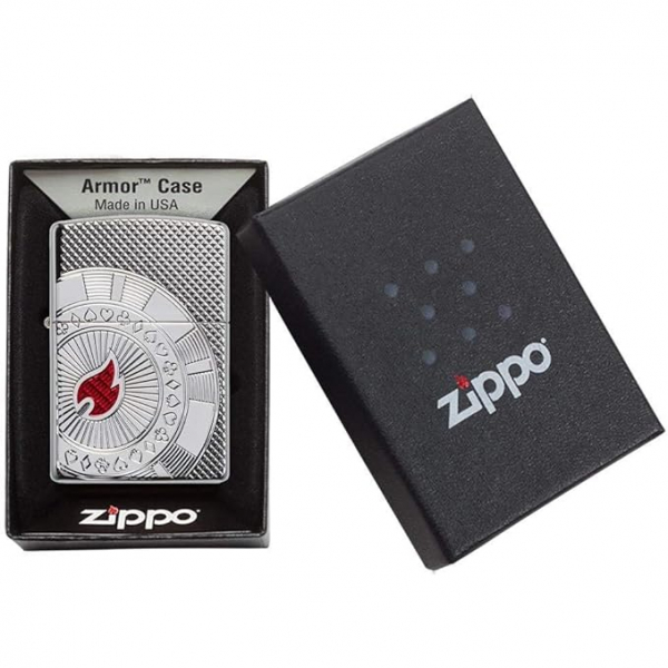 Zippo Krmz Alevli Krom akmak