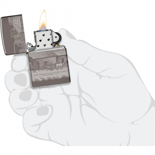 Zippo Jack Daniels Gri akmak
