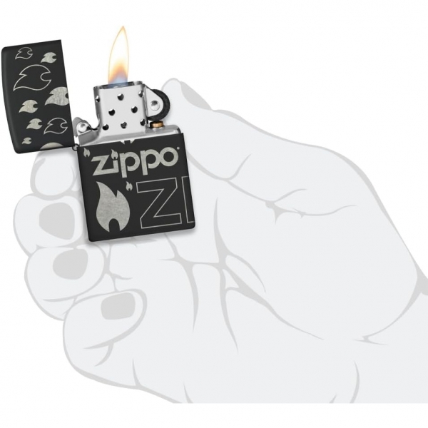 Zippo Black Mat akmak