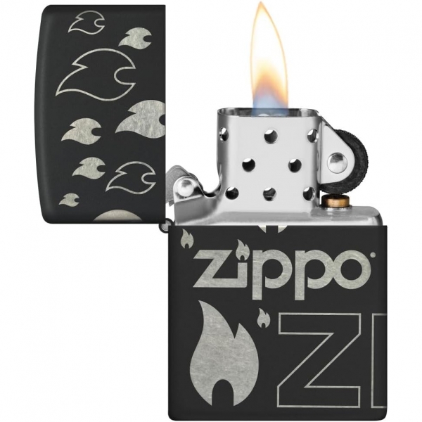 Zippo Black Mat akmak