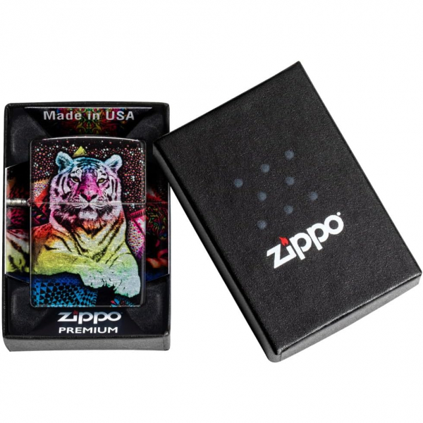 Zippo Mistik Aslan Renkli akmak
