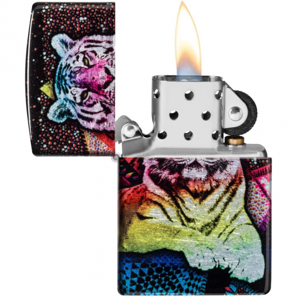 Zippo Mistik Aslan Renkli akmak