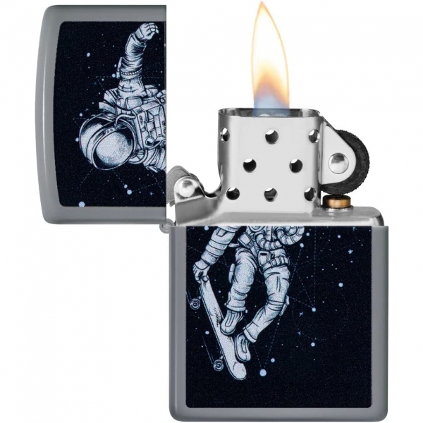 Zippo Kaykayl Astronot Tasarm akmak